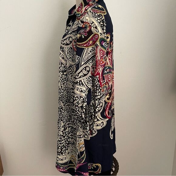 NWT Melissa Paige size Small Paisley flowy shirt - Picture 3 of 10